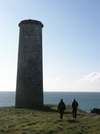 JT00057 Machteld and Herma at Brownstown Head Tower.jpg